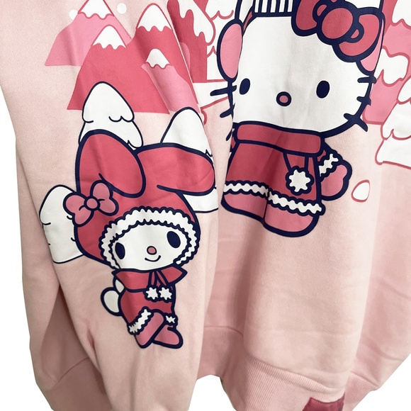 NWT Hello Kitty Winter Holiday Sweatshirt Women’s Medium - Picture 5 of 13